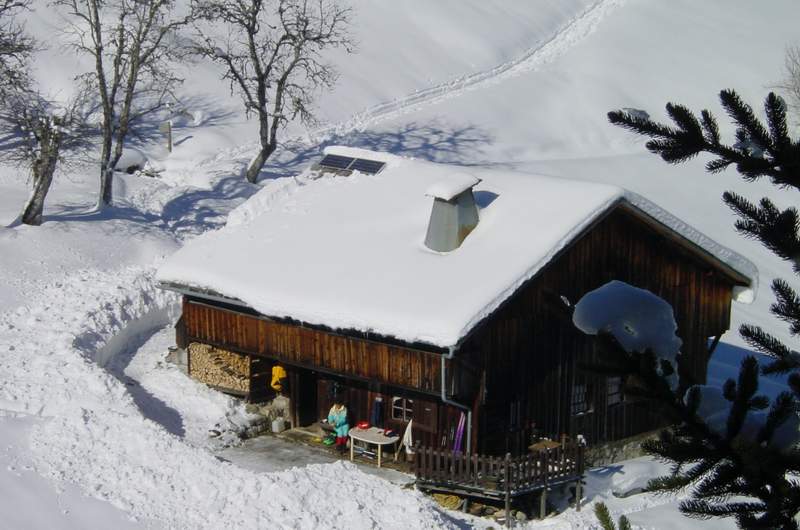 chalet & neige
