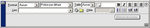 Bo&icirc;te de dialogue "propri&eacute;t&eacute;s objet"